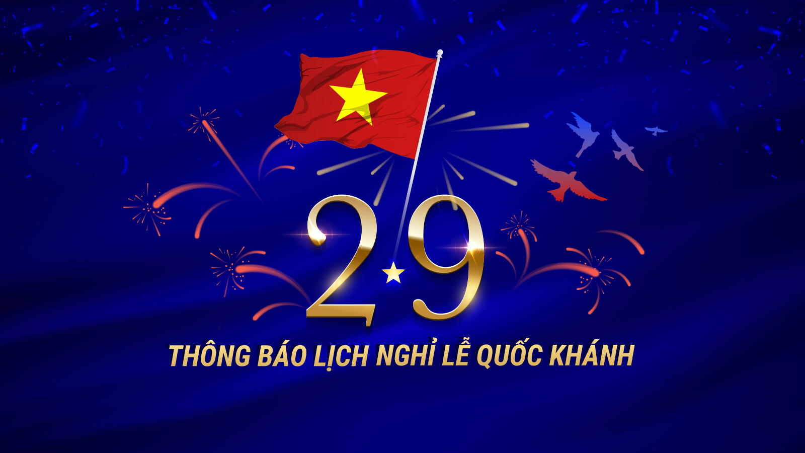 Thông báo Lịch nghỉ Lễ Quốc khánh 2/9/2023 của IIG Việt Nam